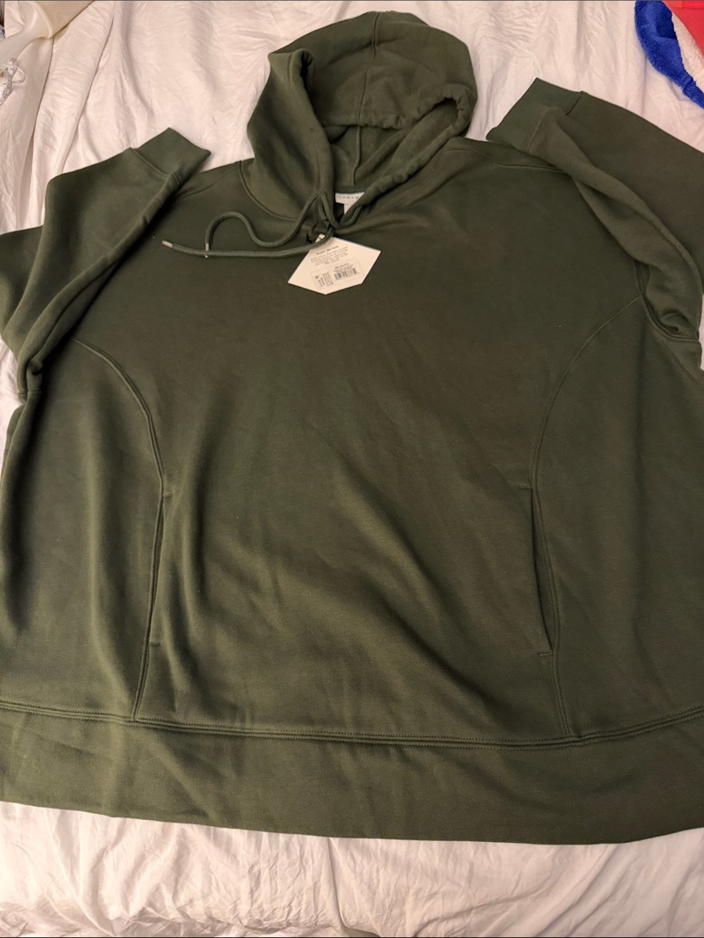 Ava & Viv Olive Green Women's Plus Size Hoodie. NWT. Size 2X.